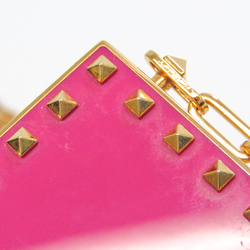 Valentino Metal Lipstick Case Gold,Pink love blade mirror lipstick