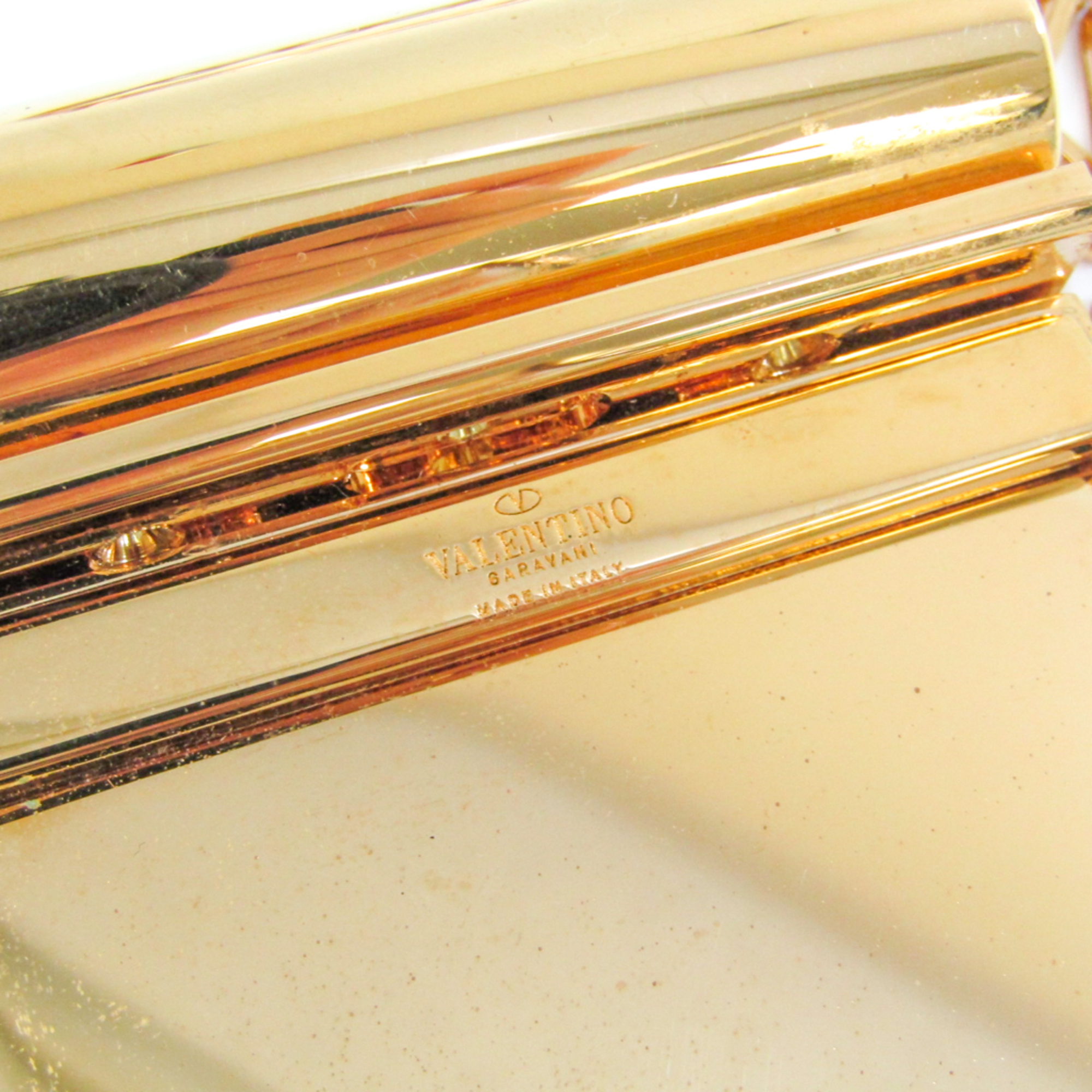 Valentino Metal Lipstick Case Gold,Pink love blade mirror lipstick