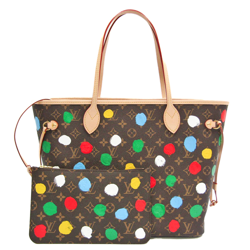 Louis Vuitton Monogram LV X YK Neverfull MM Dot Paint M46381