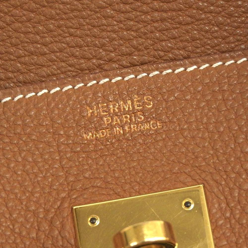 Hermes Birkin 30 handbag Togo leather gold GP metal fittings G stamp Hermes