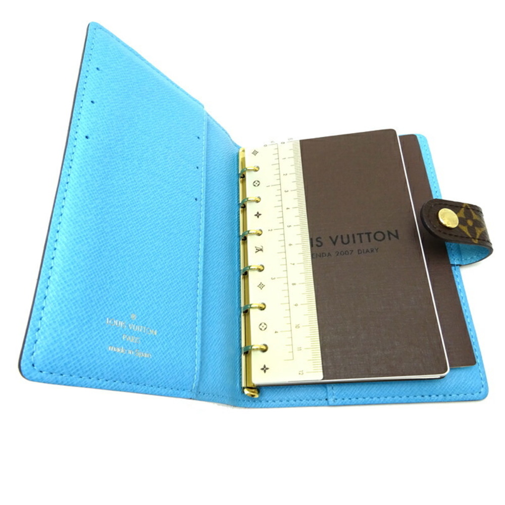 Louis Vuitton Agenda PM Ladies Notebook Cover R20020 Monogram