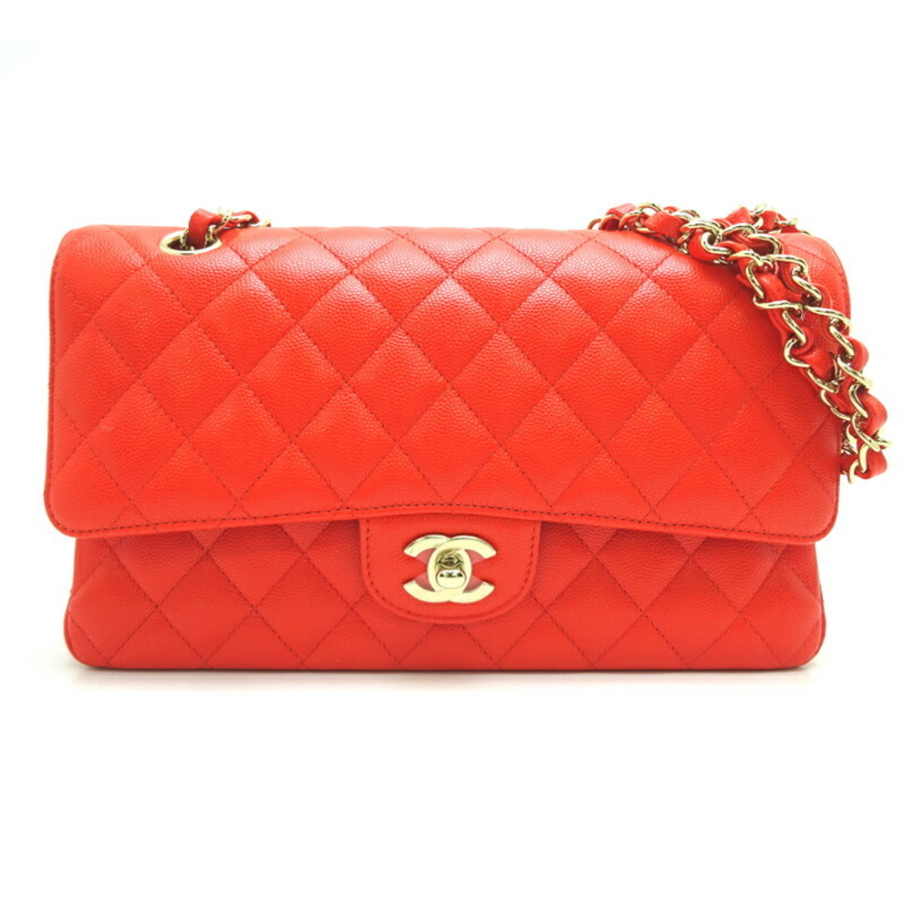 Chanel Matelasse 25 Chain Shoulder Women's Bag A01112 Caviar Skin