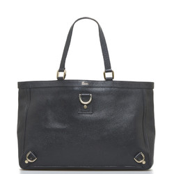 Gucci handbag tote bag 141472 black leather ladies GUCCI