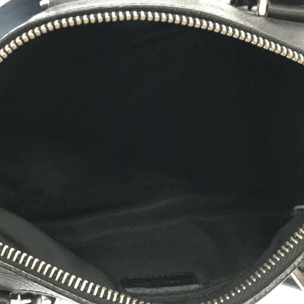 Christian Dior Mini Boston Bag Trotter Canvas Leather Black Silver Hardware  Women's | eLADY Globazone