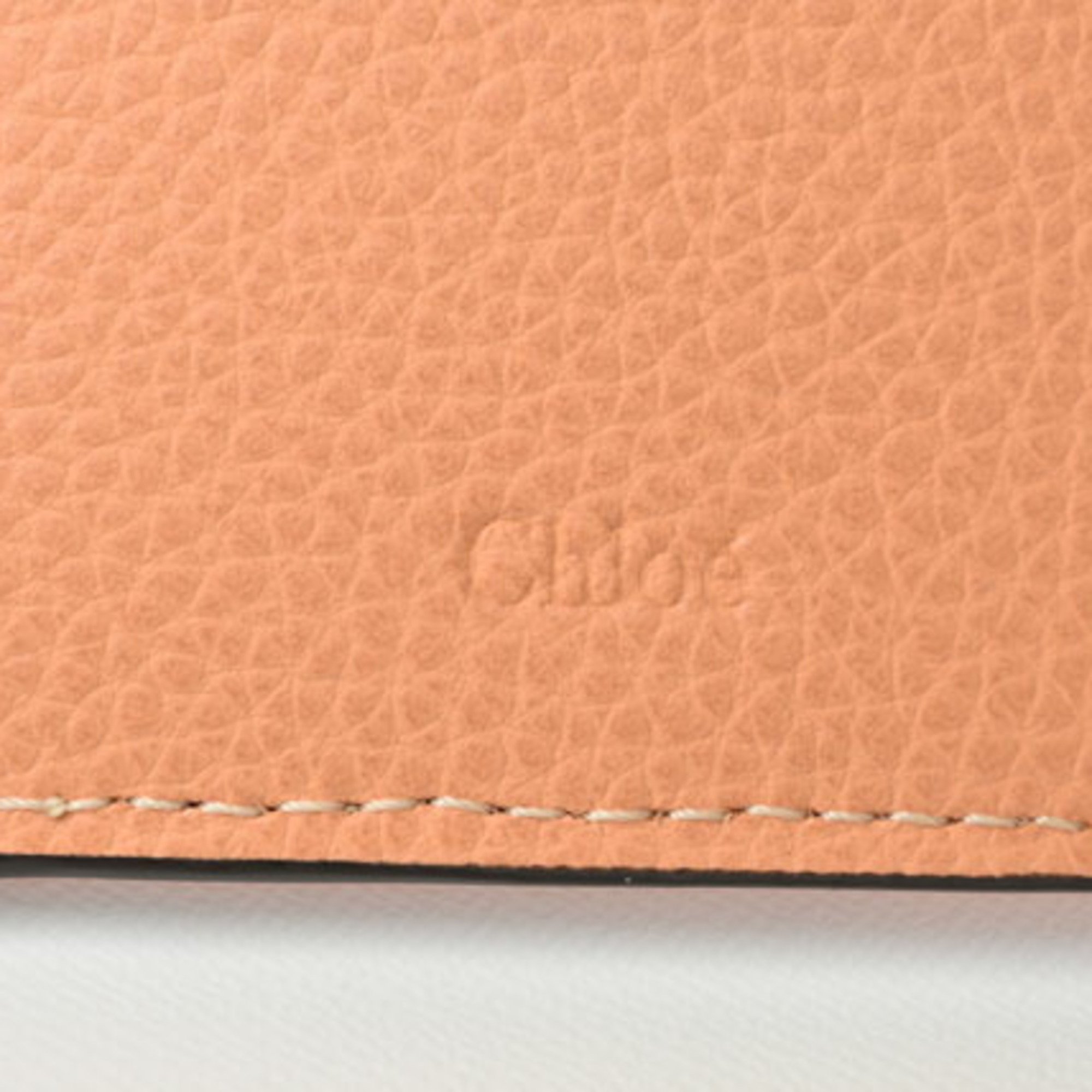 Chloé Chloe three fold wallet DARRYL Daryl PEACHBLOOM peach bloom