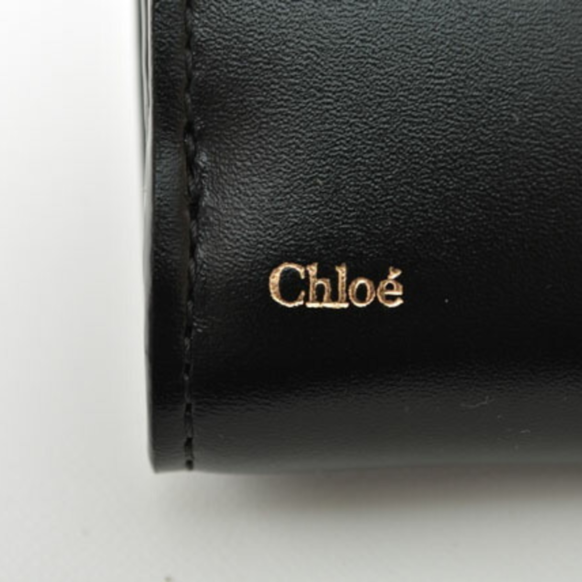 Chloé Chloe Wallet KIKI Small Purse Black Beige