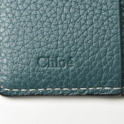 Chloé Chloe Wallet DARRYL Daryl Small Trifold STEEL BLUE Steel Blue