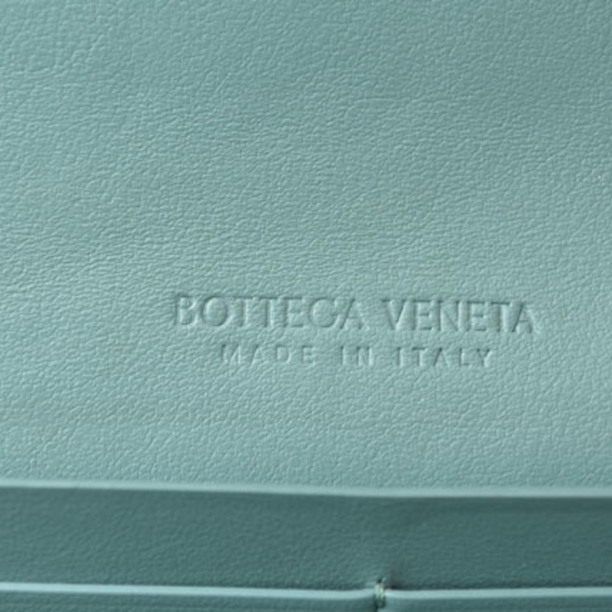 Bottega Veneta Wallet BOTTEGA VENETA Long Flap Intrecciato Light Blue