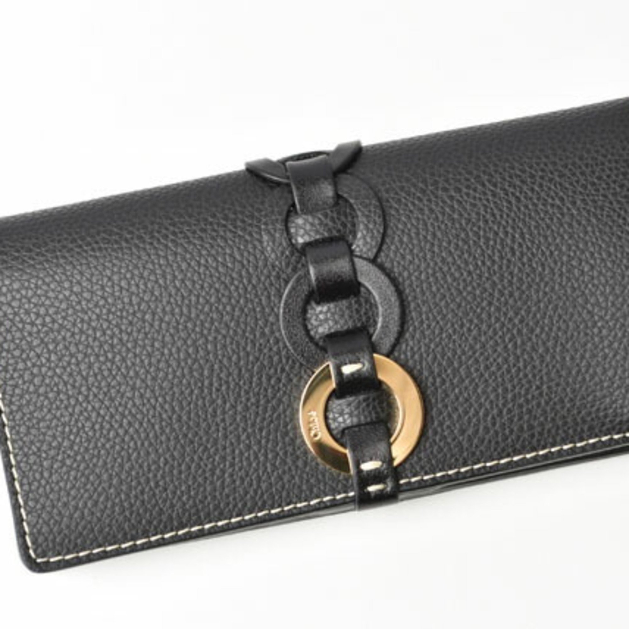 Chloé Chloe Wallet Long Darryl Daryl Black CHC21SP115E04