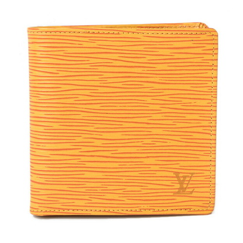 LOUIS VUITTON long wallet in yellow epi leather