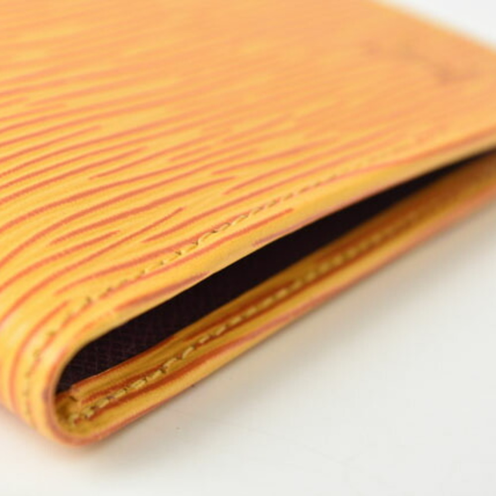 Louis Vuitton Wallet Epi Vintage Discontinued LOUIS VUITTON Folding M63549  Tassili Yellow | eLADY Globazone