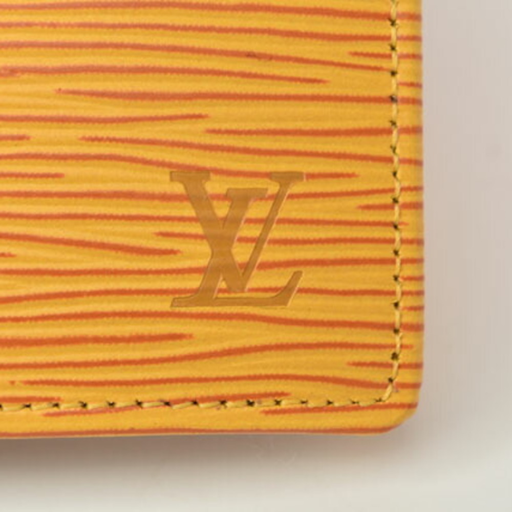 Louis Vuitton Tassil Yellow Epi Leather Credit Card and Currency Wallet Louis  Vuitton