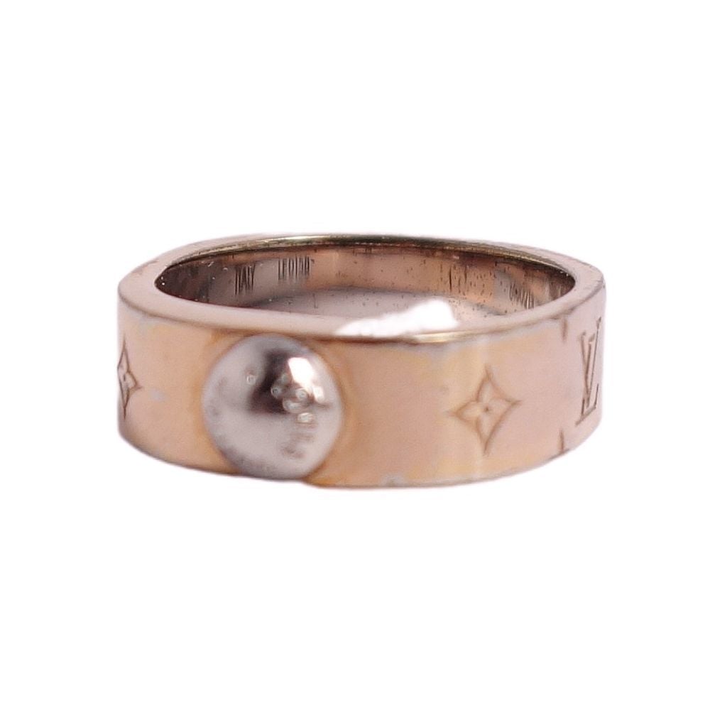 Louis Vuitton, Jewelry, Louis Vuitton Gold Nanogram Ring Size Small