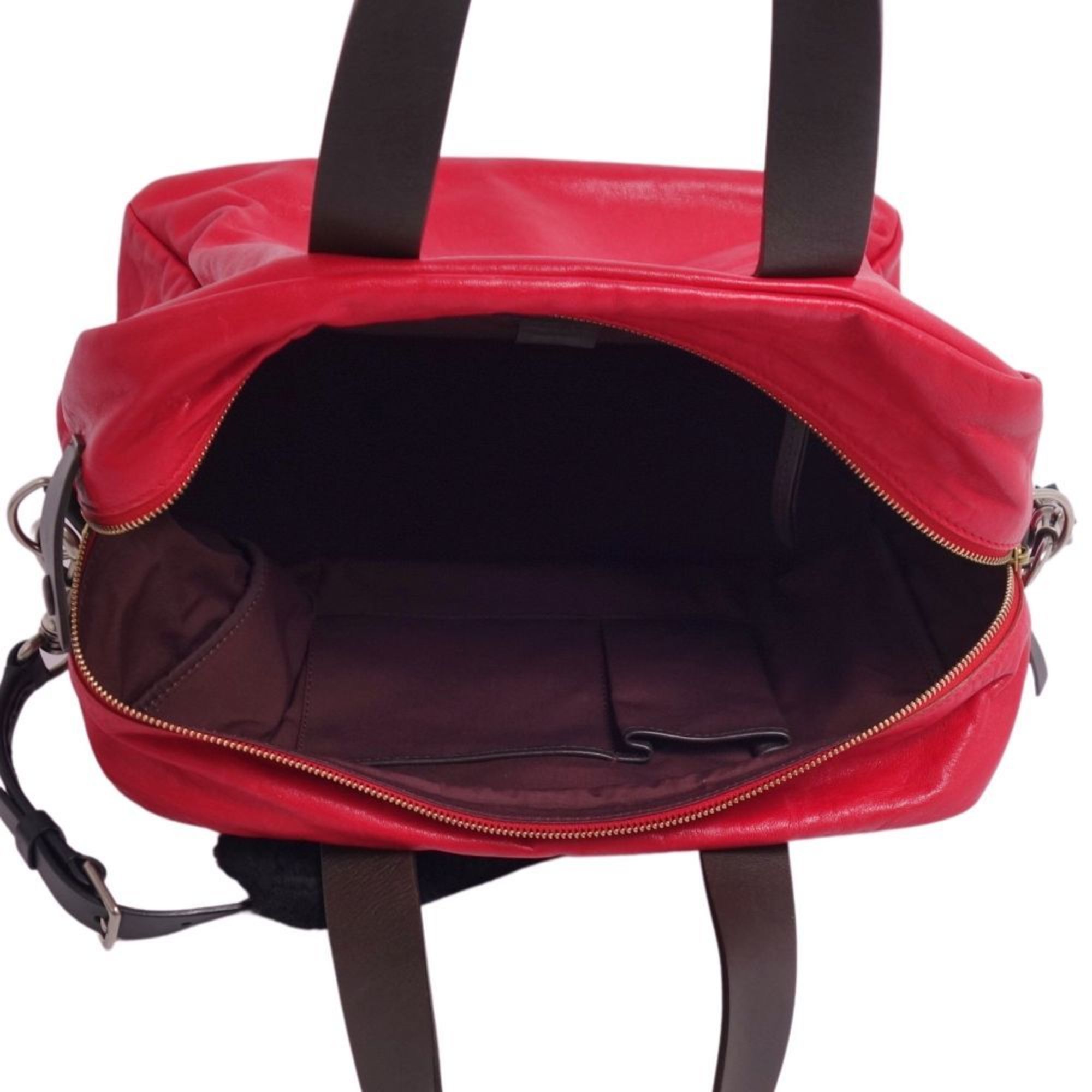 Celine CELINE bag Phoebe period 2way handbag shoulder ladies red