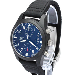 Polished IWC Pilot Chronograph Top Gun Titanium Ceramic Watch IW388007 BF560250