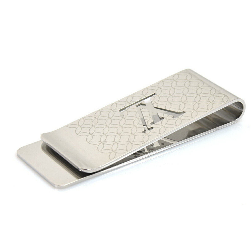 Louis Vuitton LOUIS VUITTON Money Clip Pance Bie Champs Elysees Metal  Silver Unisex M65041