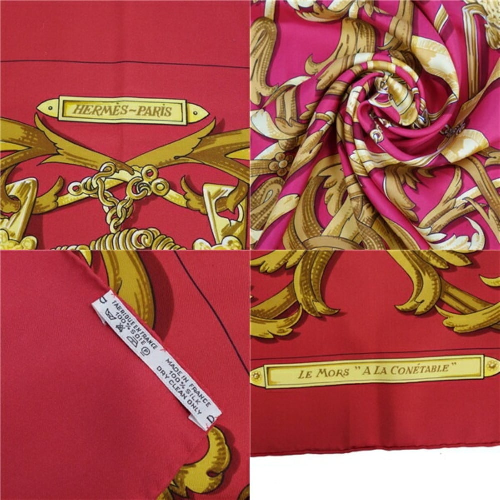 Hermes Carre Le Mors A La Conetable Silk Scarf