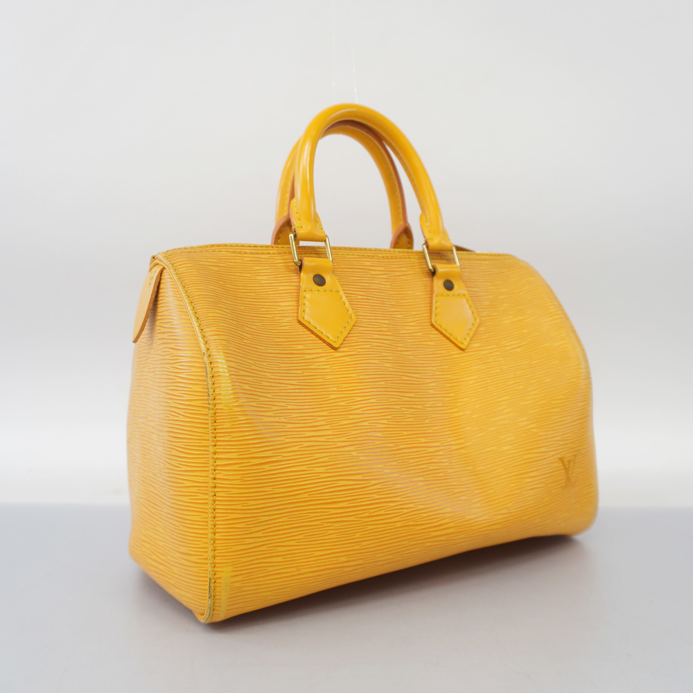 Louis Vuitton Speedy 25 Handbag Yellow Epi Leather M43019