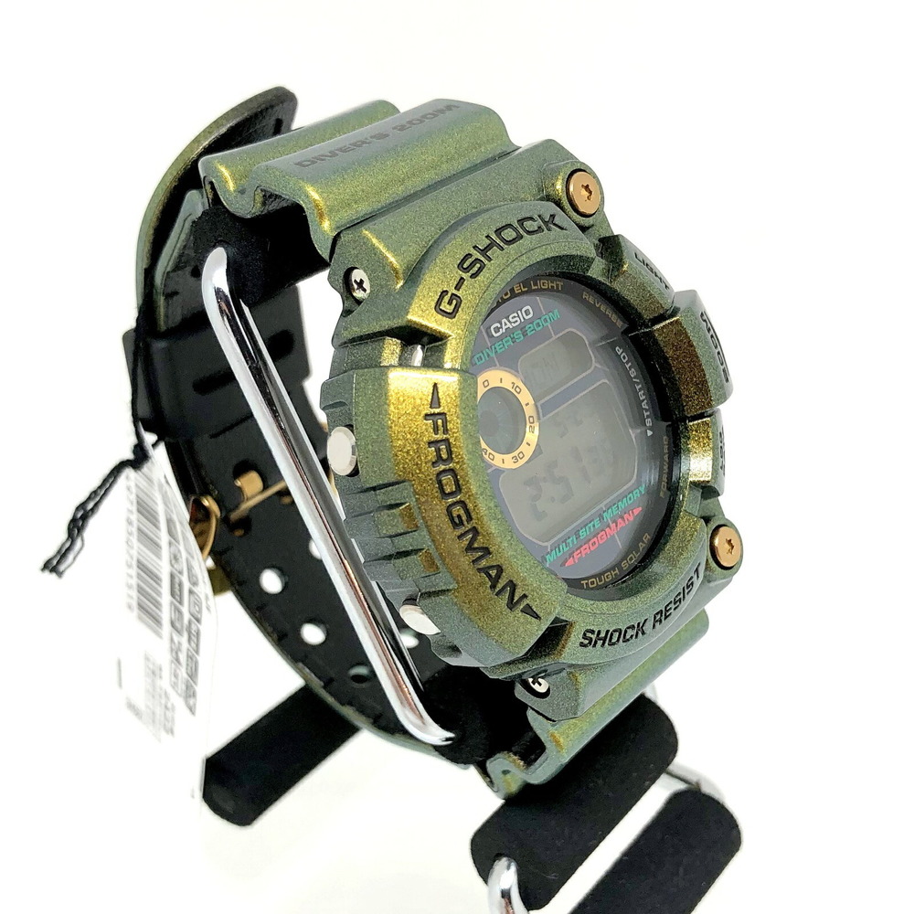 G-SHOCK G-shock CASIO Casio watch GW-200GM-9JF FROGMAN frogman gold  defender white tiger oriental master of G golden four gods polarized paint  men's