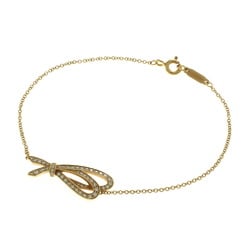 Tiffany TIFFANY&Co. Bow tie bracelet K18 pink gold diamond ladies