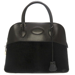 Hermes Bolide 31 Votroika Boxcalf Black □K Engraved Handbag