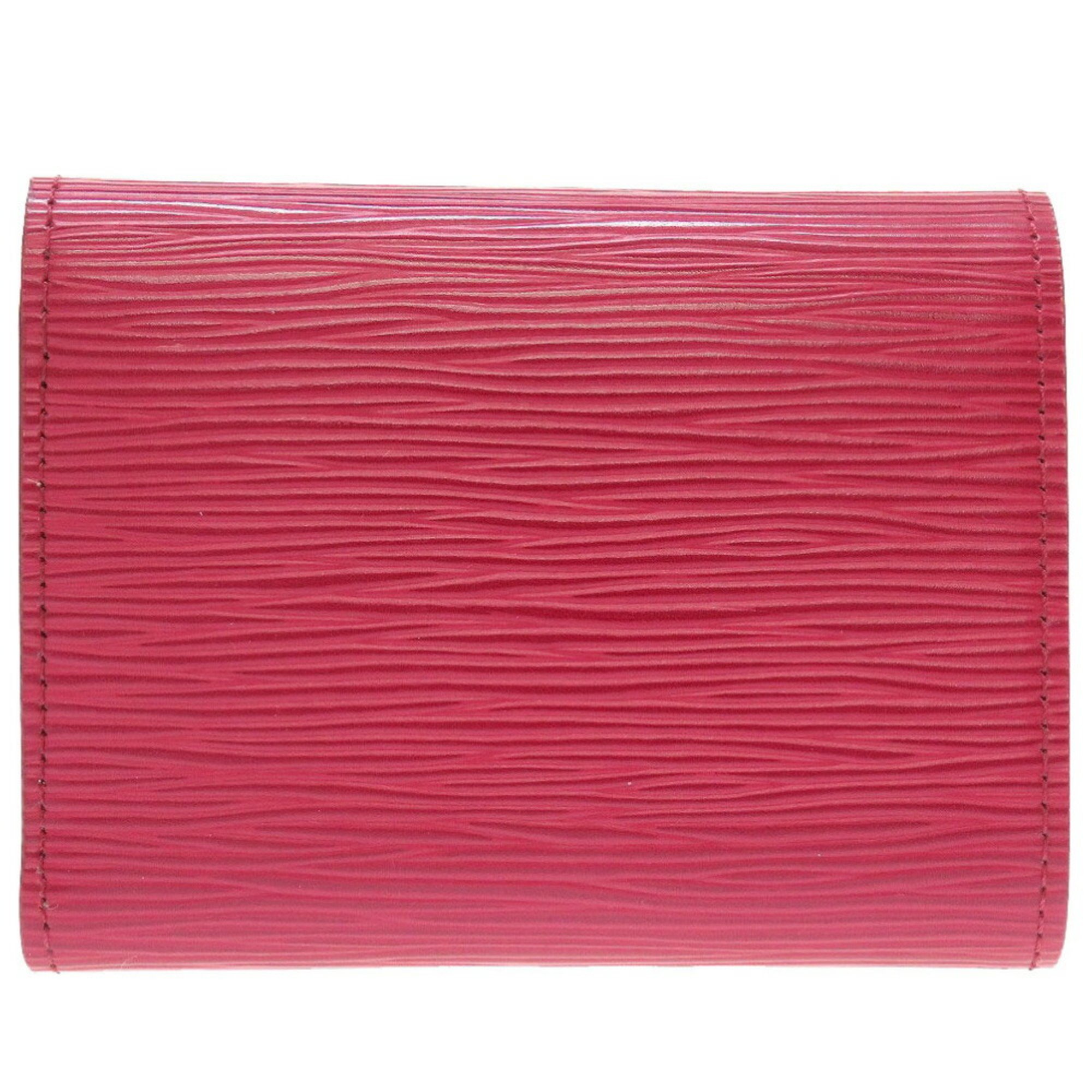 Louis Vuitton Epi M62171 Portefeuil Victorine Fuchsia 3-fold wallet