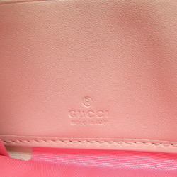 Gucci 663924 Apple Print GG Supreme Beige Round Long Wallet