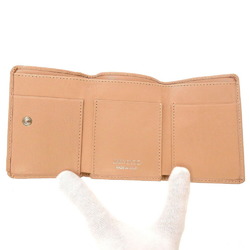 Jimmy Choo Star Studded Leather Pink Beige Trifold Wallet