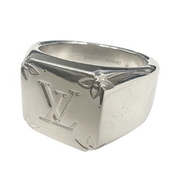 Louis Vuitton LOUIS VUITTON signet ring M62488 men's silver color monogram  | eLADY Globazone