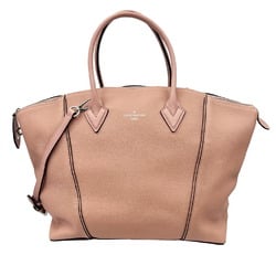 LOUIS VUITTON Louis Vuitton Lockit MM Parnacea Handbag Shoulder Bag M94594 AR4124 Leather Magnolia Pink Series Silver Hardware Women's
