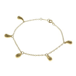 Tiffany TIFFANY&Co. Teardrop Bracelet K18 Yellow Gold Ladies