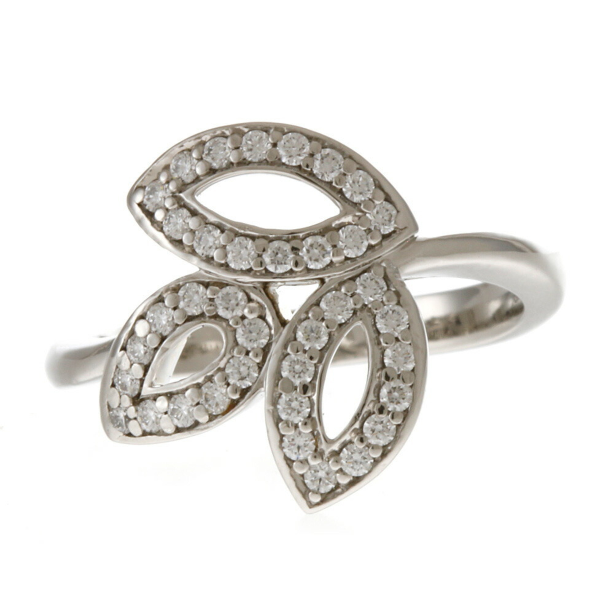 Harry Winston Lily Cluster Ring No. 5 Pt950 Platinum Diamond Women's
