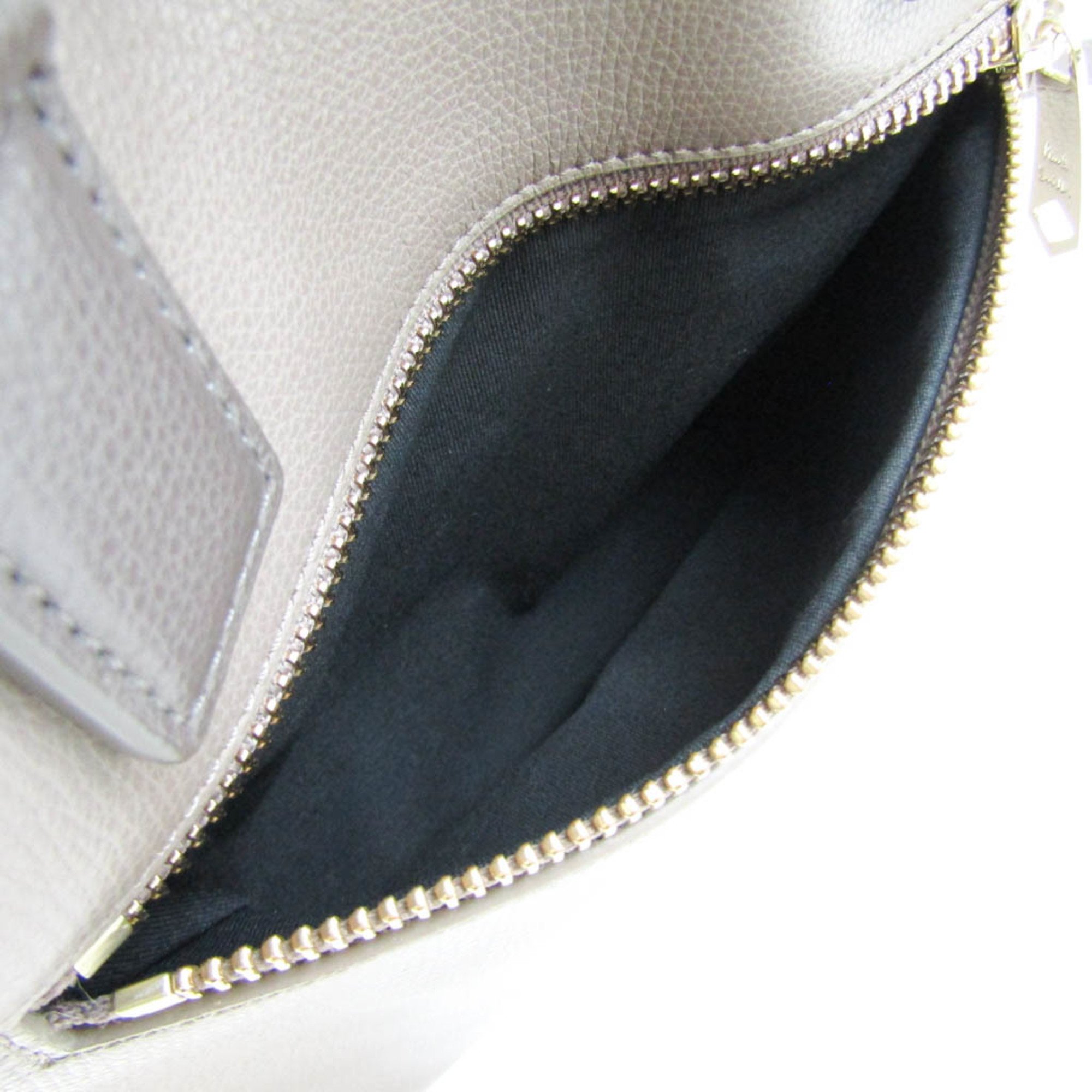 Paul Smith Women's Leather Handbag,Shoulder Bag Grayish,Pink