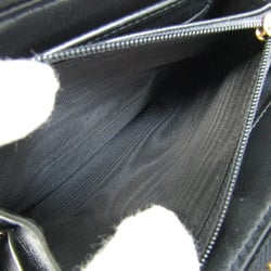 Jimmy Choo Women,Men Leather Middle Wallet (bi-fold) Black