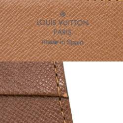 Pre-Owned Louis Vuitton Business Card Holder Amberop Cult de Visit White  Gray Damier Azur N61746 CA2162 LOUIS VUITTON Case Flap Women's Men's (Good)  