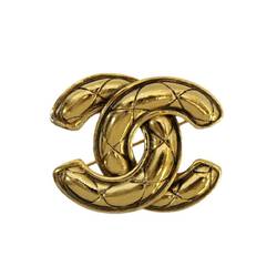 CHANEL Chanel here mark brooch gold exclusive box