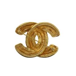 CHANEL Chanel here mark brooch gold exclusive box