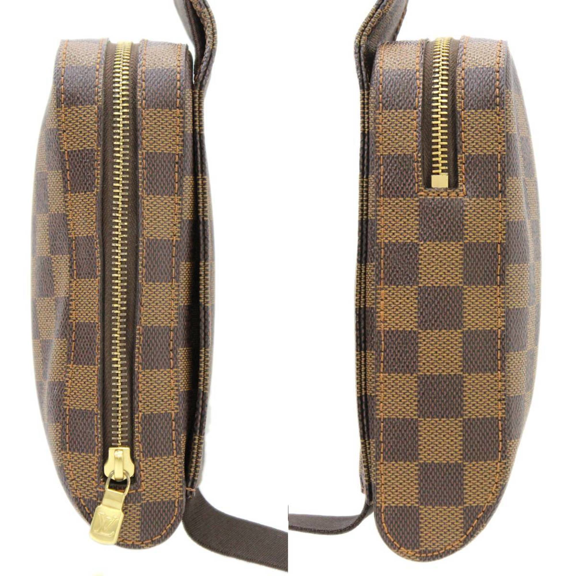 LOUIS VUITTON Louis Vuitton Jeronimos Waist Pouch Body Bag Shoulder Damier Ebene N51994 CA1097