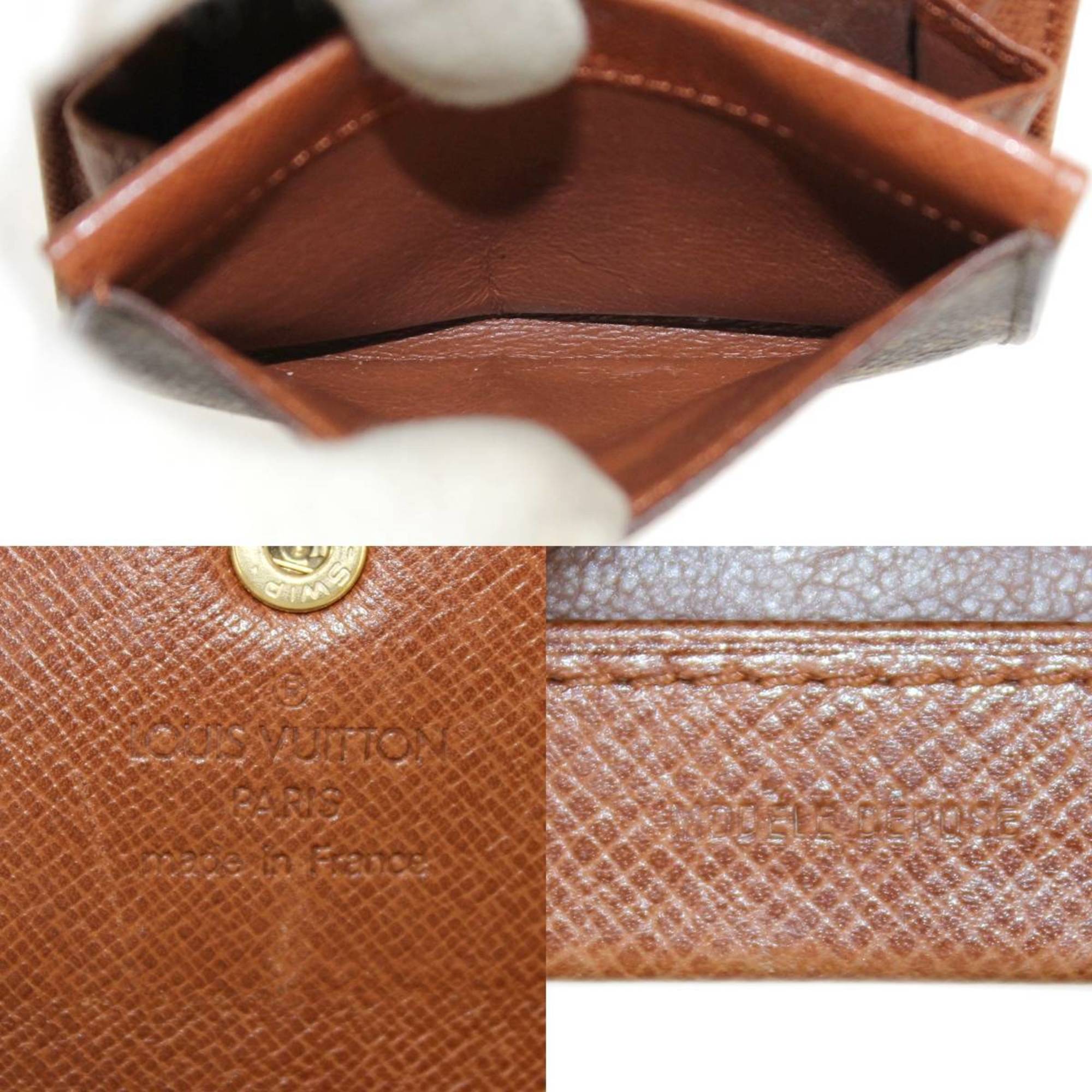 LOUIS VUITTON Louis Vuitton Porto Monepla Coin Purse Monogram M61930 RA0951