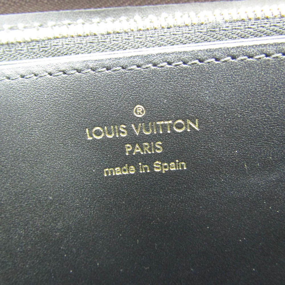 AUTHENTIC LOUIS VUITTON Trunk time Zippy wallet M52746 purse Trompe  l'oeil