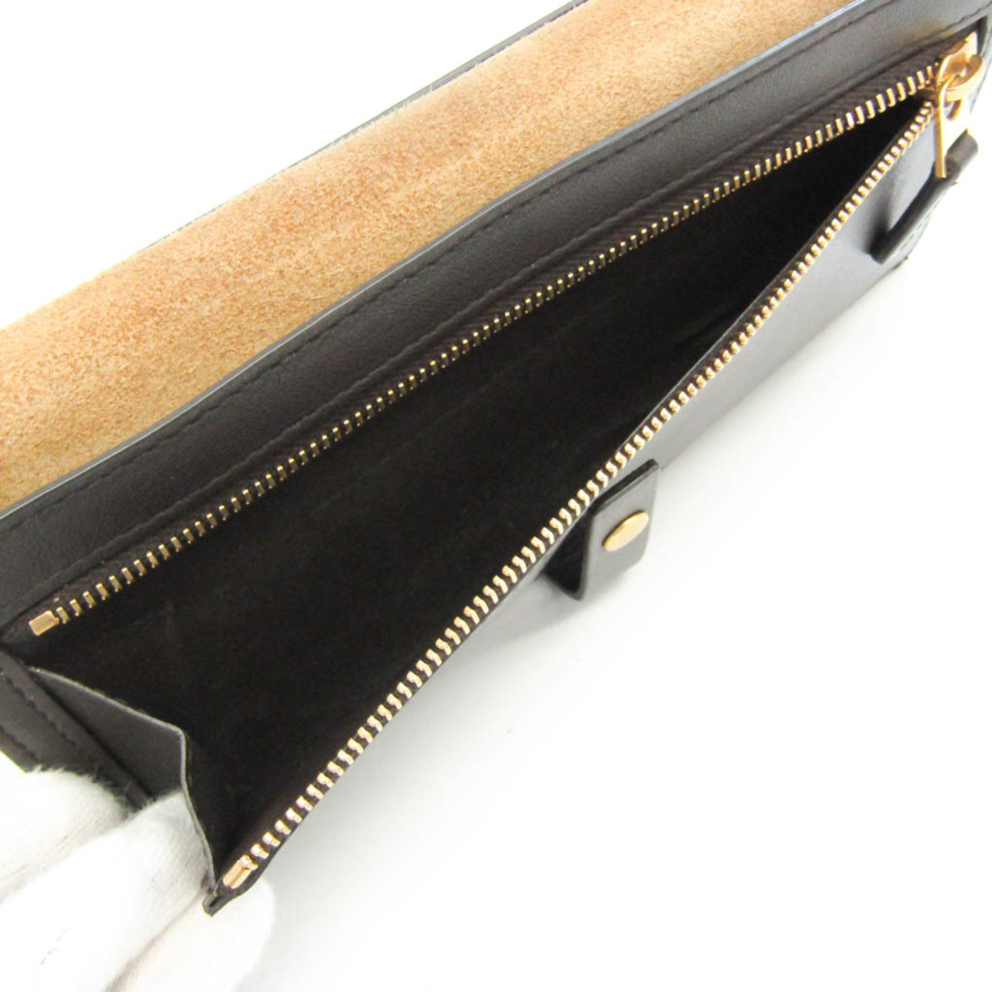 Bottega Veneta Intrecciato Men,Women Leather Long Wallet (bi-fold) Brown,Dark Brown