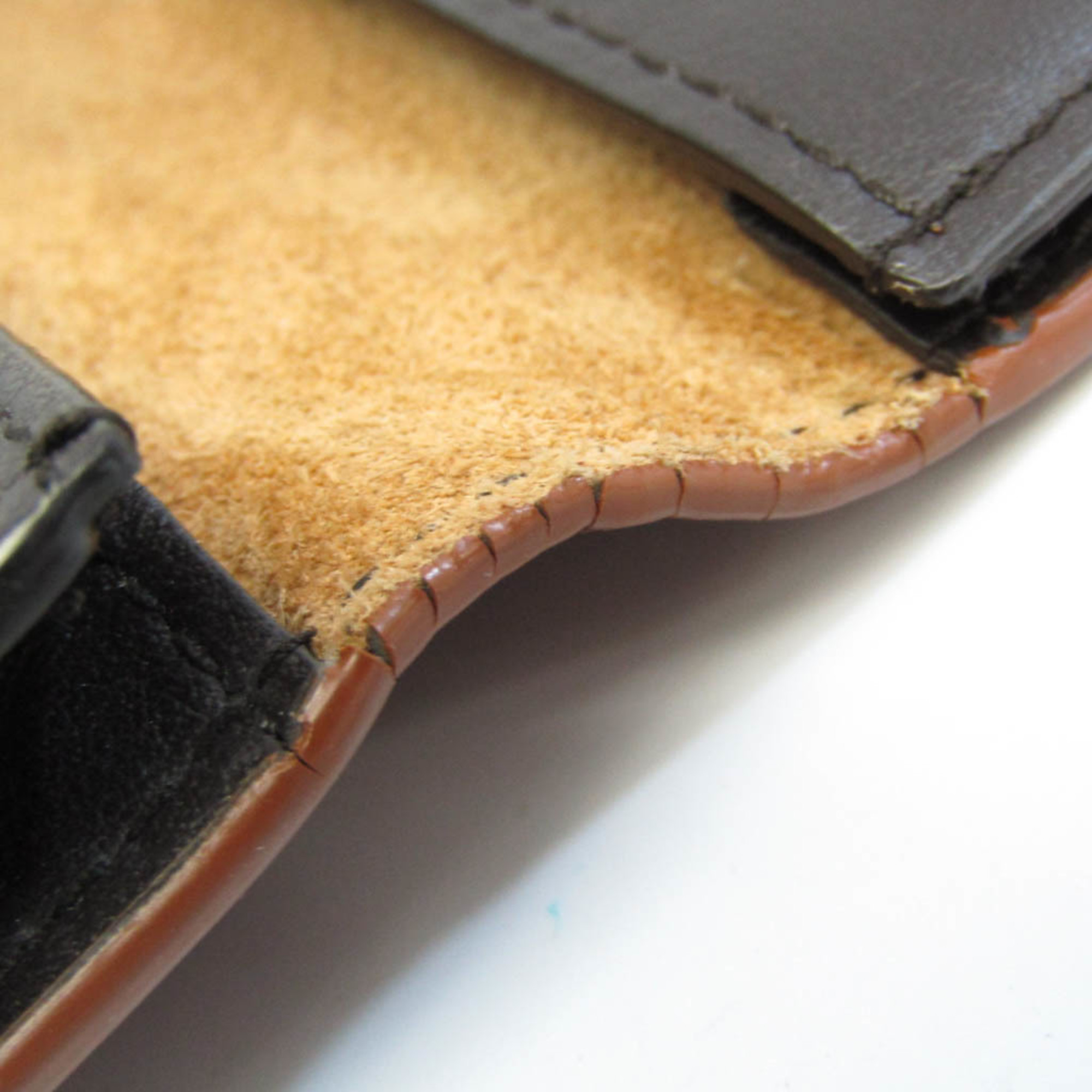 Bottega Veneta Intrecciato Men,Women Leather Long Wallet (bi-fold) Brown,Dark Brown