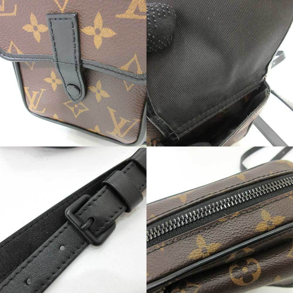 Brown Louis Vuitton Monogram Macassar Christopher Wearable Wallet Crossbody  Bag