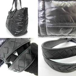 Bottega Veneta Bag Spinnaker Tote Dark Gray Semi-Shoulder Men's Women's Nylon x Leather BOTTEGAVENETA