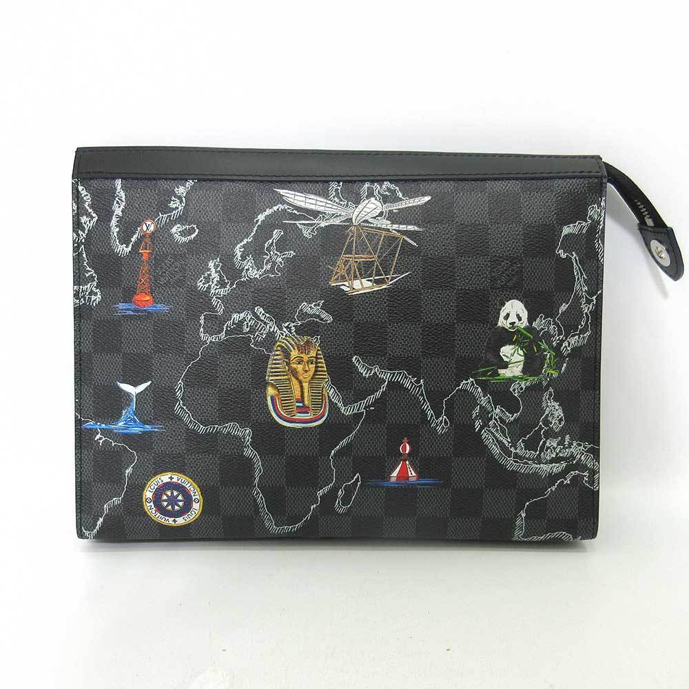 Pochette voyage leather small bag Louis Vuitton Multicolour in