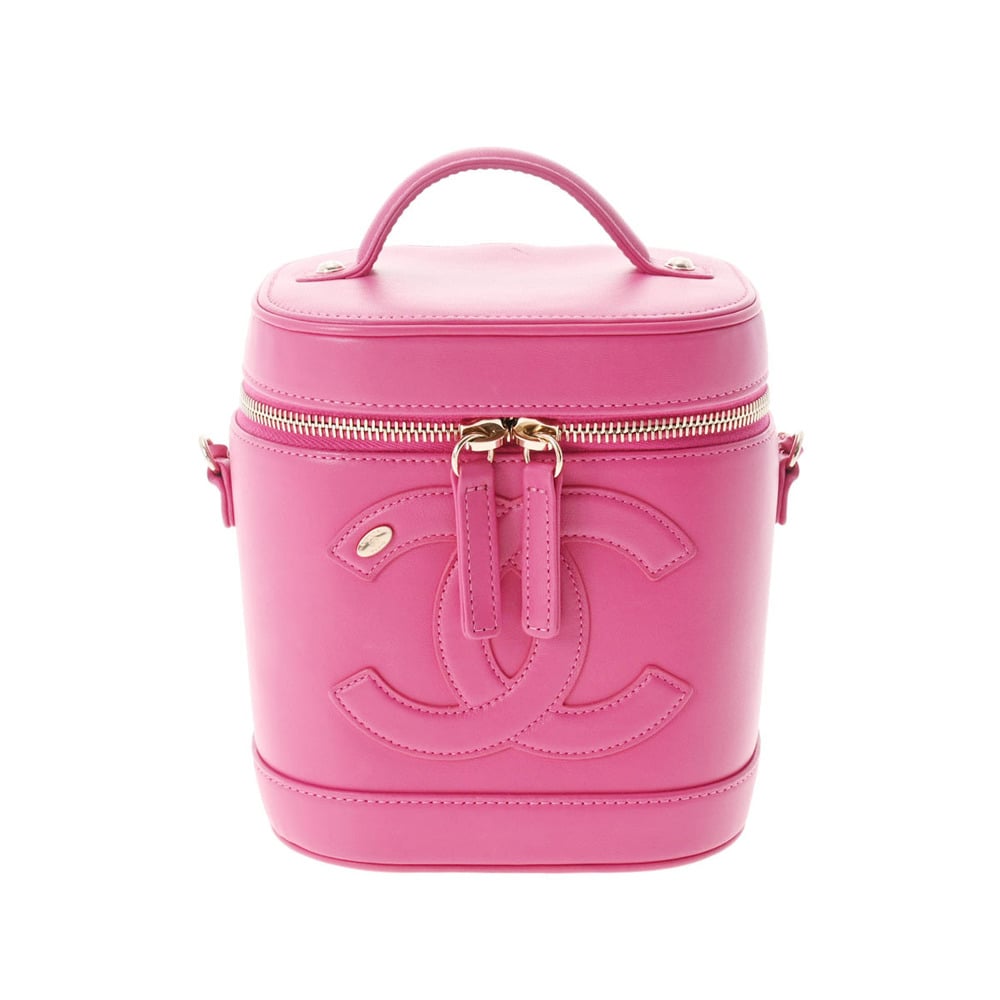 CHANEL Chanel Vanity Chain Shoulder Pink AS0323 Ladies Lambskin Bag