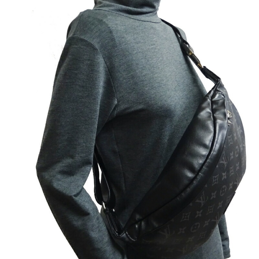 Louis Vuitton Monogram Eclipse Bum Bag M42906 Men's Body Bag Black LV  Crossbody