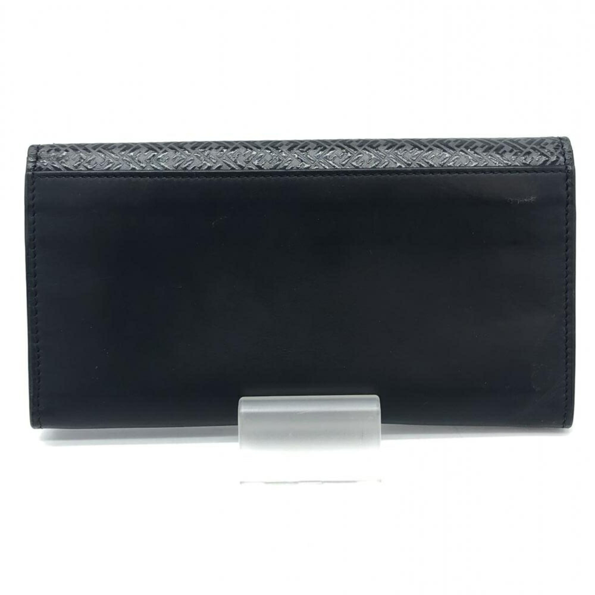 FENDI 7M0264 AGLP F0L6B Continental Wallet Black Long Fendi