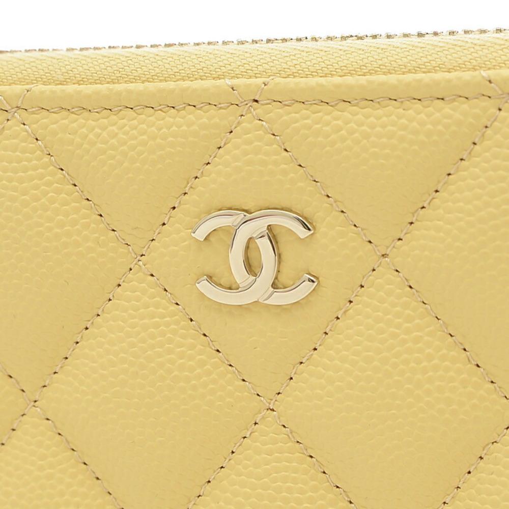 CHANEL Classic Matelasse Chain Wallet Beige AP0250 Caviar Leather– GALLERY  RARE Global Online Store