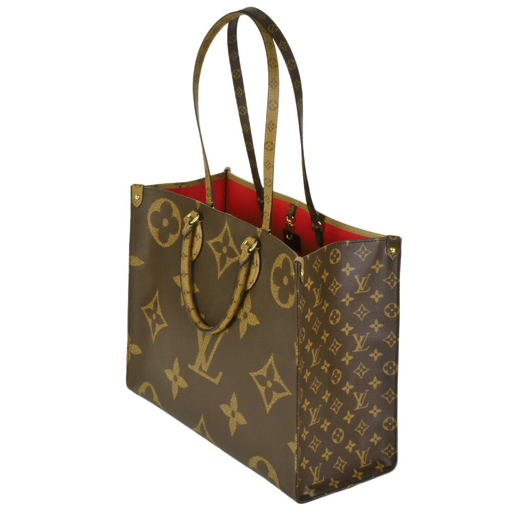Louis Vuitton LOUIS VUITTON Tote Bag On The Go GM Monogram Reverse Canvas  Handbag M44576